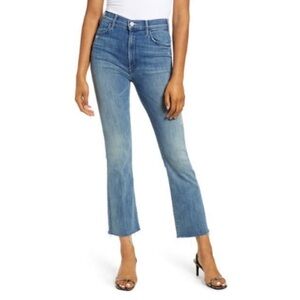 Women’s Mother The Hustler Ankle Fray Jeans Wash The City That Never Sleeps